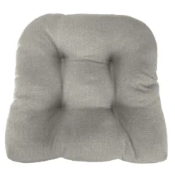 Jordan Manufacturing Gray Knife Edge Polyester Wicker Seat Cushion 4 In. H X 18 In. W X 18 In. L -Patio Paradise Shop 65c8490d c303 40fc b27a 06080795860a