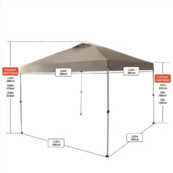 Crown Shade One Touch Polyester Canopy 9.1 Ft. H X 10 Ft. W X 10 Ft. L -Patio Paradise Shop 67c80b80 cbeb 4a6c ae05 1025be5c6e0e