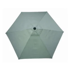 Living Accents Shore Acres 9 Ft. Tiltable Beige Patio Umbrella