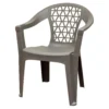 Adams® Adams Penza Gray Polypropylene Frame Stackable Chair