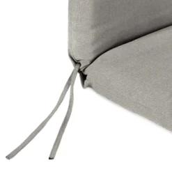 Jordan Manufacturing Gray French Edge Polyester Chair Cushion 3.5 In. H X 21 In. W X 43 In. L -Patio Paradise Shop 6cc2c881 48ef 4931 858f 5e6e46df759c