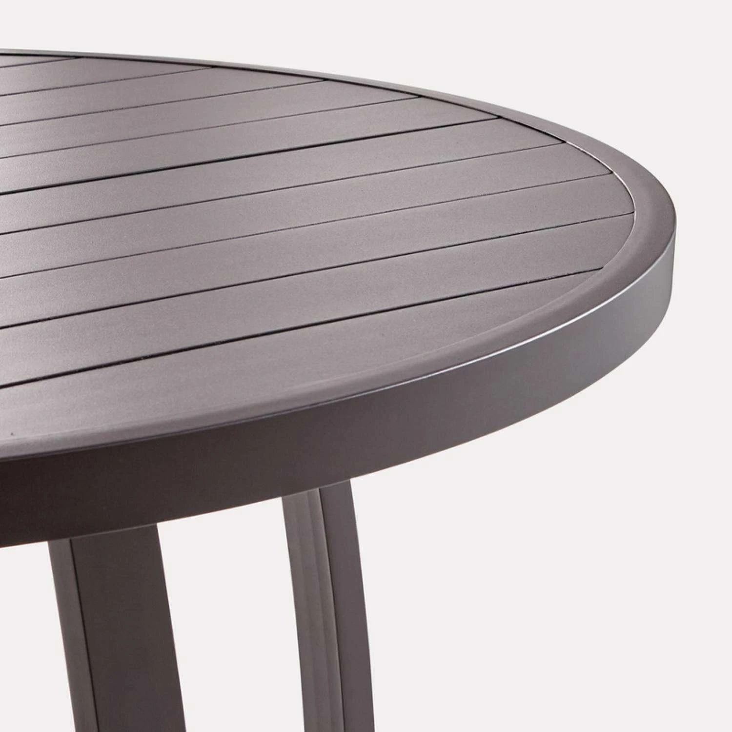 Living Accents Fullerton 5 Pc Brown Aluminum Wicker Dining Set Tan 5 Living Accents Fullerton 5 Pc Brown Aluminum Wicker Dining Set Tan - Image 5