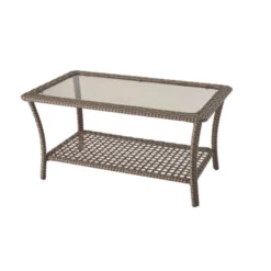 Living Accents St. Charles 4 Pc Walnut Steel Wicker Deep Seating Set Navy -Patio Paradise Shop 6e7a7c17 0c7e 401c b556 919b8572abc6