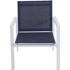 Hanover Naples 4 Pc White Aluminum Conversation Set -Patio Paradise Shop 6f2eca83 f79b 4cd1 957d d00151435fa9