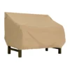 Classic Accessories Terrazzo 31 In. H X 32 In. W X 75 In. L Brown Polyester Loveseat Cover