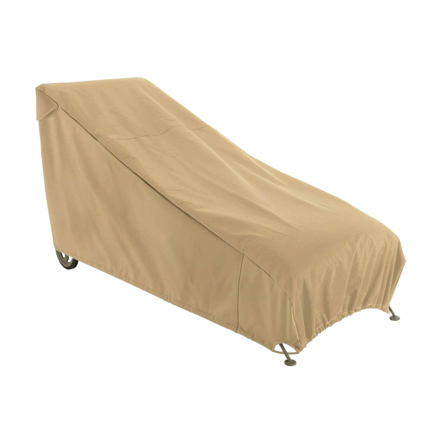 Classic Accessories Terrazzo 29 In. H X 28 In. W X 65 In. L Brown Polyester Chaise Lounge Cover 1 Classic Accessories Terrazzo 29 In. H X 28 In. W X 65 In. L Brown Polyester Chaise Lounge Cover