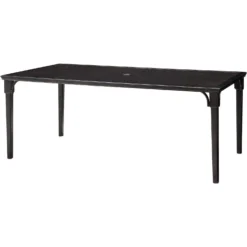 Cambridge Hammond 9 Pc Brown Aluminum Classic Dining Set With Umbrella -Patio Paradise Shop 70ab887f a0e6 4d07 a8d9 b58a8eb6450b