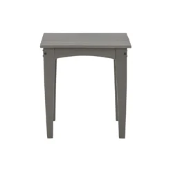 Signature Design By Ashley Visola Gray Square Plastic Contemporary End Table -Patio Paradise Shop 73b12df7 8d9c 4da2 b59b 6a5680ba9220