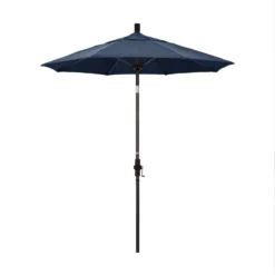 California Umbrella Sun Master Series 7.5 Ft. Tiltable Spectrum Indigo Market Umbrella