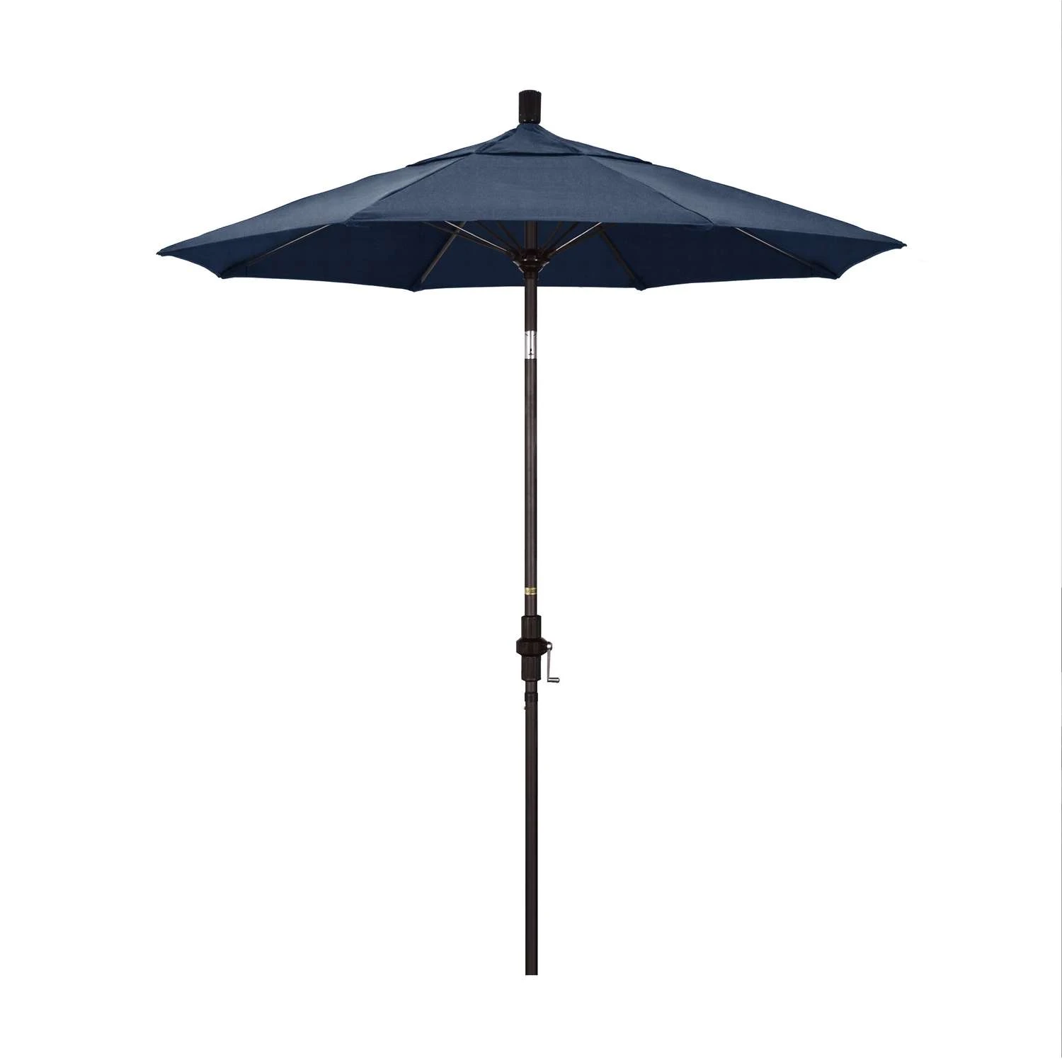California Umbrella Sun Master Series 7.5 Ft. Tiltable Spectrum Indigo Market Umbrella 1 California Umbrella Sun Master Series 7.5 Ft. Tiltable Spectrum Indigo Market Umbrella
