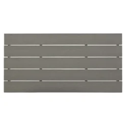 Signature Design By Ashley Visola Gray Rectangular HDPE Contemporary Coffee Table -Patio Paradise Shop 788e36f1 83bd 495e bdbc f9f11e219f5f