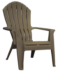 Adams® Adams RealComfort Earth Brown Polypropylene Frame Adirondack Chair