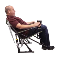 GCI Outdoor Kickback Rocker Heathered Loden Camping Folding Rocker -Patio Paradise Shop 79b12c1d 74bb 453a b086 3c5575e18426