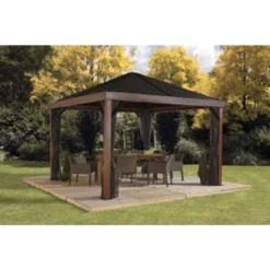 Sojag Valencia Gazebo 10 Ft. H X 12 Ft. W X 12 Ft. L -Patio Paradise Shop 79faa14a 0336 4087 aecf f42873f96ea2