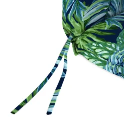 Jordan Manufacturing Blue/Green Floral Polyester Chair Cushion 4 In. H X 22 In. W X 44 In. L -Patio Paradise Shop 7b12482f 1249 4538 ba03 32d25042cd71