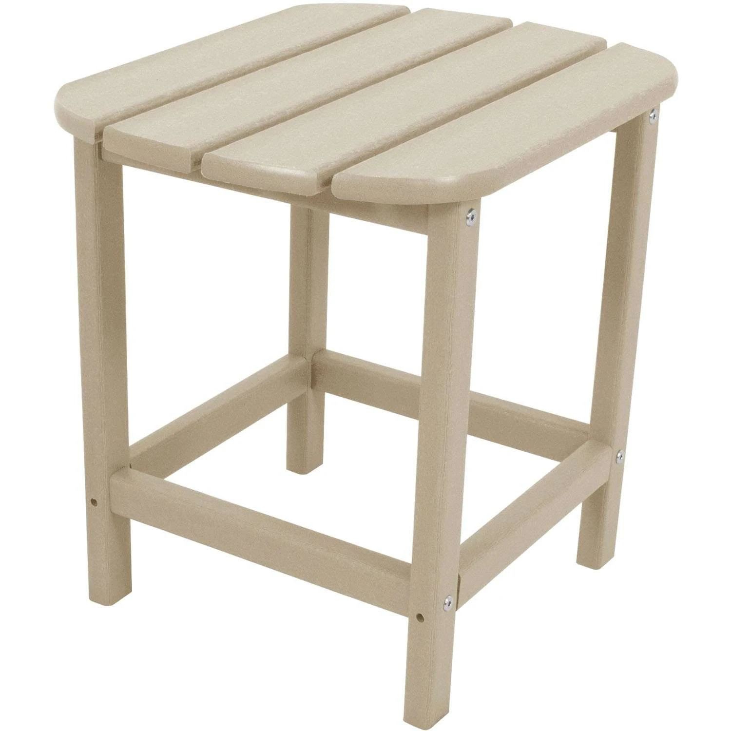 Hanover All-Weather Tan Wood Side Table 2 Hanover All-Weather Tan Wood Side Table - Image 2