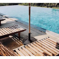 Bond Bronze Ribbon Envirostone Umbrella Base -Patio Paradise Shop 7ded5fe4 5a3d 41be 9429 689900b7db13