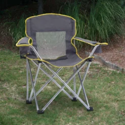 QuikShade Gray Big Gy Folding Quad Chair -Patio Paradise Shop 7e41965d 7619 49af ad44 e8453f59f428