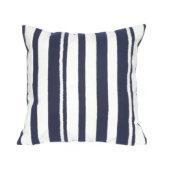 Liora Manne Visions II Marine Marina Stripe Polyester Throw Pillow 20 In. H X 2 In. W X 20 In. L