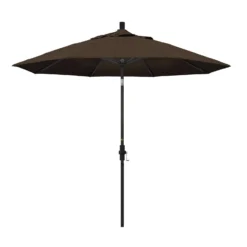 California Umbrella Golden State Series Golden State Series 9 Ft. Tiltable Mocha Market Umbrella