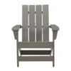 Signature Design By Ashley Visola Gray HDPE Frame Adirondack Lounge Chair