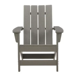 Signature Design By Ashley Visola Gray HDPE Frame Adirondack Lounge Chair