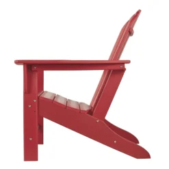 Signature Design By Ashley Sundown Treasure Red HDPE Frame Adirondack Armchair -Patio Paradise Shop 82e64f64 c10a 4563 8bc2 29dec1d69e00