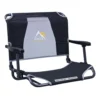 GCI Outdoor Big Comfort Black Hard Arm Stadium Chair
