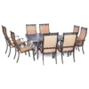 Cambridge Legacy 9 Pc Bronze Aluminum Dining Set