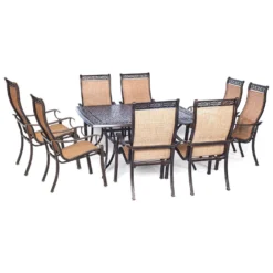 Cambridge Legacy 9 Pc Bronze Aluminum Dining Set