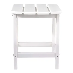 Signature Design By Ashley Sundown Treasure White Rectangular Plastic Contemporary End Table -Patio Paradise Shop 86990d7c 5538 4a72 bbc0 3f9602067dee