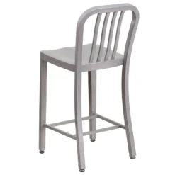 Flash Furniture 1 Pc Gray Galvanized Steel Industrial Bar Stool -Patio Paradise Shop 8843c740 734f 494b a05c 947f76550f5c