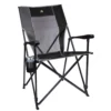 GCI Outdoor Eazy Chair XL Black Camping Folding Chair