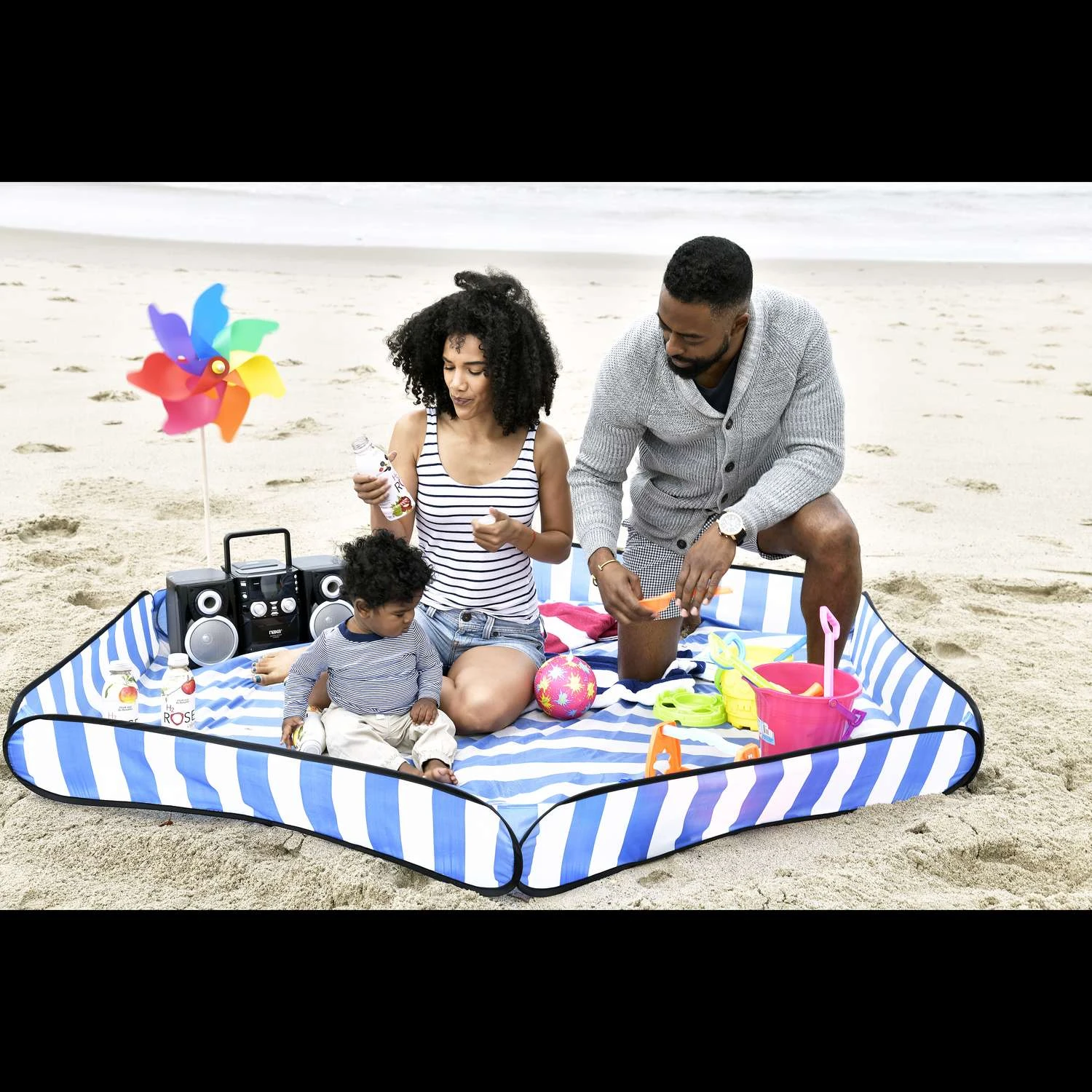 Sandy Bumz Blue/White Outdoor Ground Cover 1 Sandy Bumz Blue/White Outdoor Ground Cover