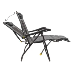 GCI Outdoor Legz Up Lounger Multi-Position Heathered Pewter Beach Folding Lounger -Patio Paradise Shop 8b734896 9f91 475d 836e 8b8ba213bb74