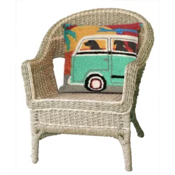 Liora Manne Frontporch Sunset Beach Trip Polyester Throw Pillow 18 In. H X 2 In. W X 18 In. L -Patio Paradise Shop 8b9749d6 8969 4a2d 8774 b0502ec53d25