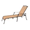 Hanover Monaco Oil-Rubbed Bronze Aluminum Frame Sling Chaise Lounge