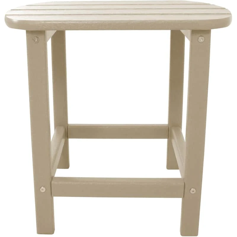Hanover All-Weather Tan Wood Side Table 1 Hanover All-Weather Tan Wood Side Table