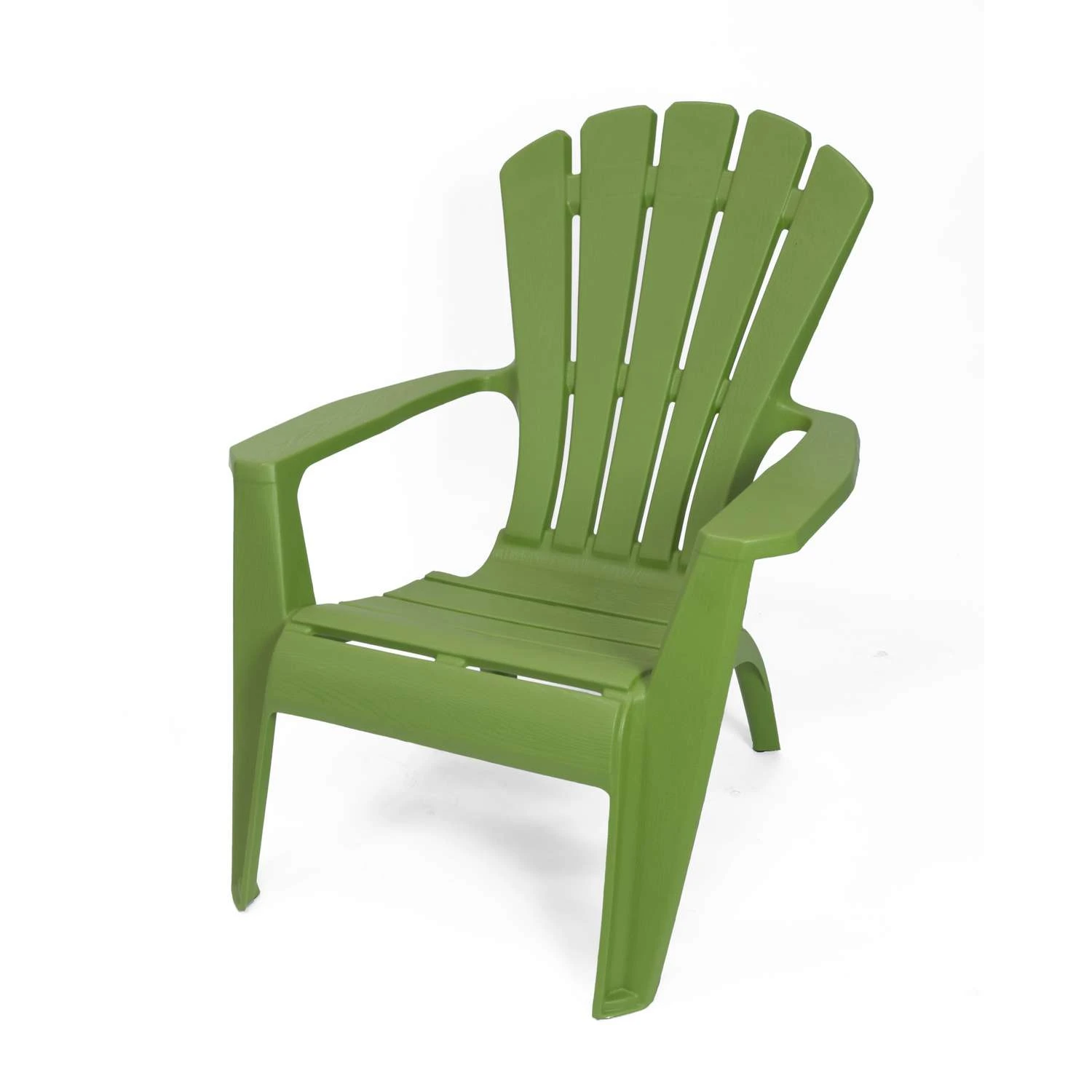 Gracious Living Green Resin Frame Adirondack Armchair 1 Gracious Living Green Resin Frame Adirondack Armchair