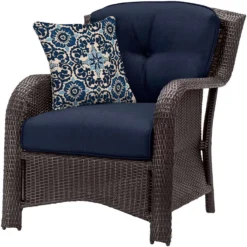 Hanover Corolla 6 Pc Brown Steel Traditional Deep Seating Set Navy -Patio Paradise Shop 96eaaab1 8181 45f0 9129 c528731d63a9