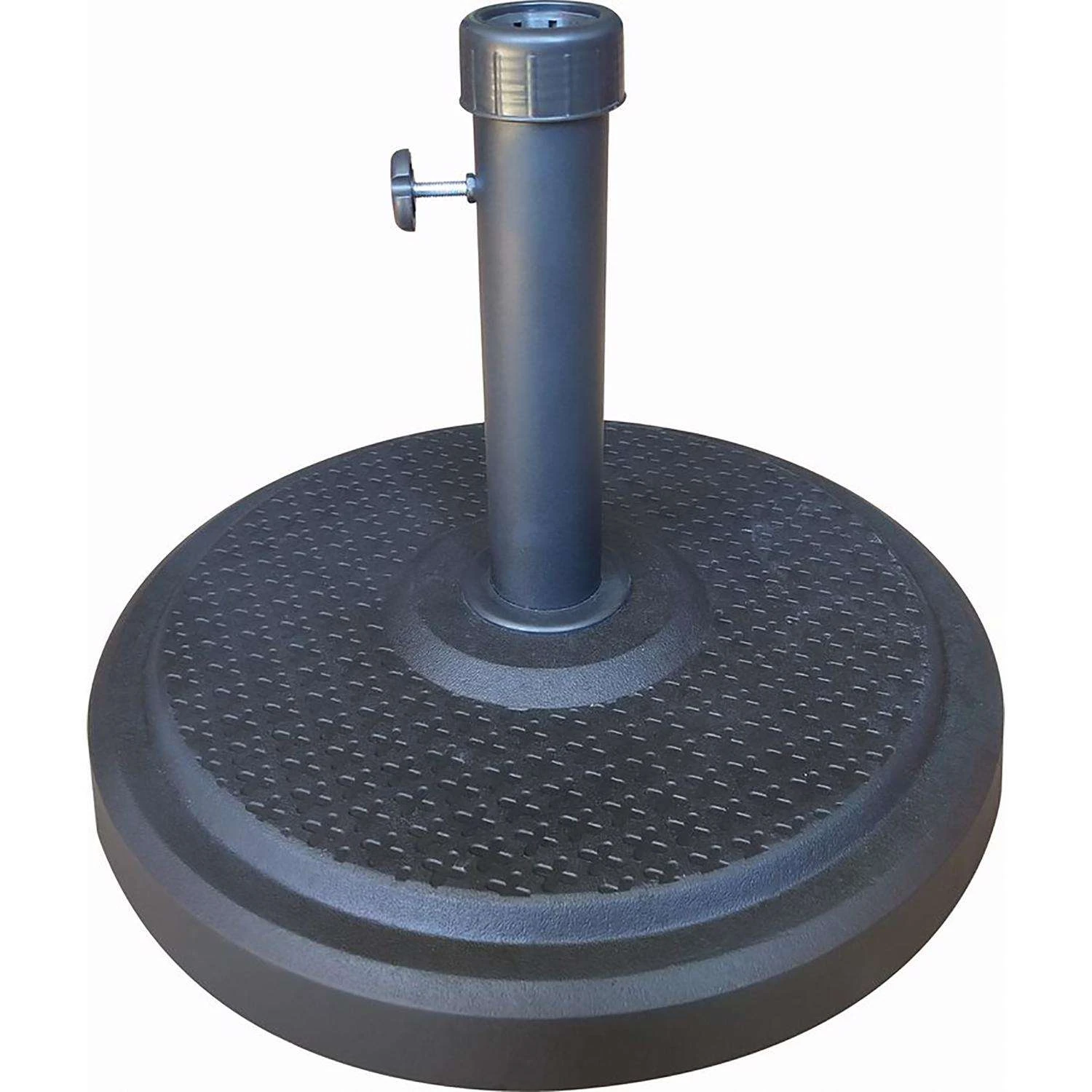 Bond Black Round Envirostone Umbrella Base 1 Bond Black Round Envirostone Umbrella Base