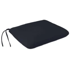 Jordan Manufacturing Navy Knife Edge Polyester Seat Cushion 3 In. H X 15 In. W X 18 In. L
