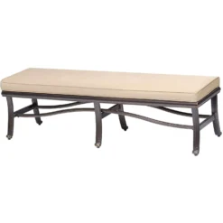 Hanover Monaco 6 Pc Bronze Aluminum Casual Dining Set Tan -Patio Paradise Shop 9a15def1 206e 4c17 b065 0000e981f492