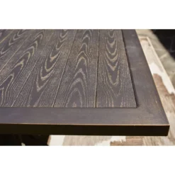 Living Accents Rochdale 7 Pc Black Aluminum Dining Set Gray -Patio Paradise Shop 9d26f9d5 c2a0 4002 9faf 78ef4a6760ee