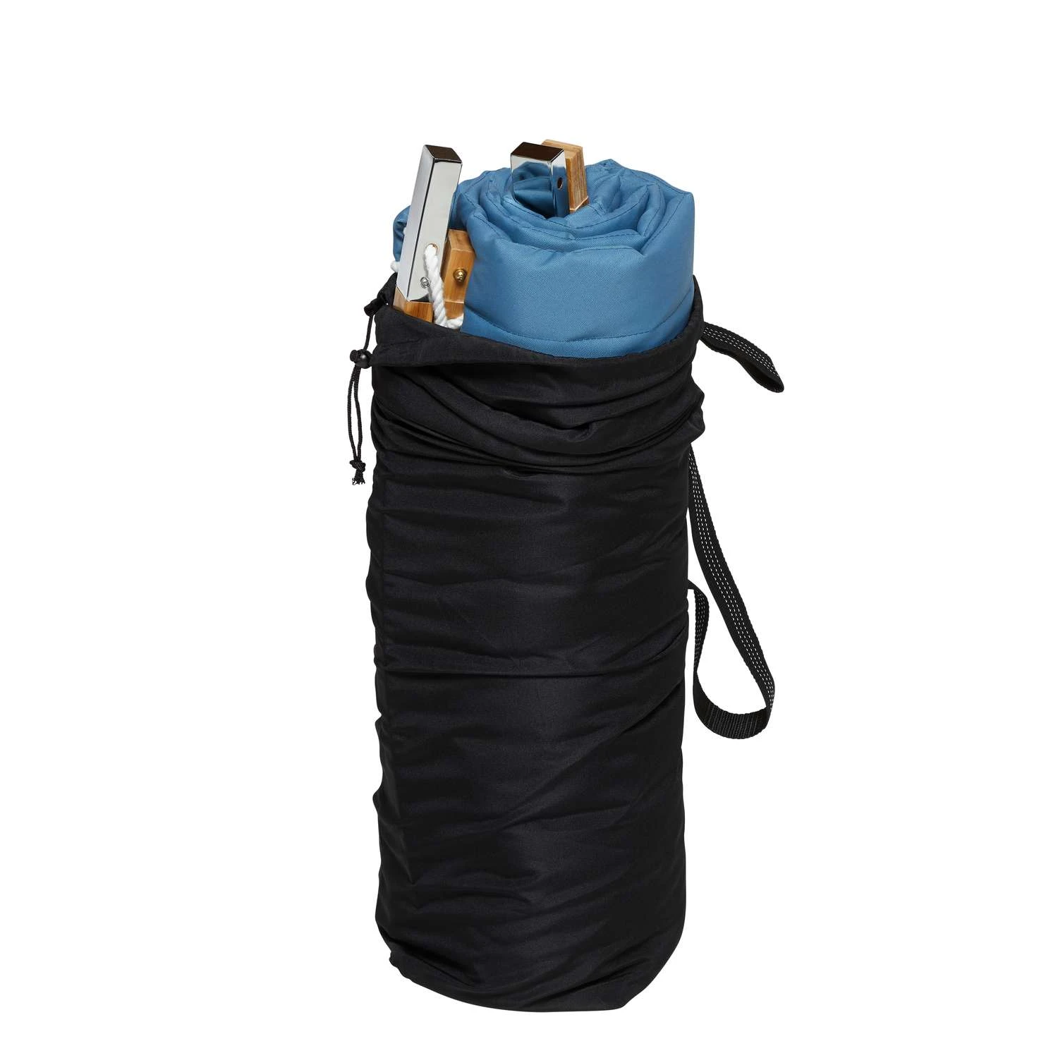 Classic Accessories Ravenna 55 In. W X 81 Ft. L 2 Person Blue Quilted Hammock 4 Classic Accessories Ravenna 55 In. W X 81 Ft. L 2 Person Blue Quilted Hammock - Image 4