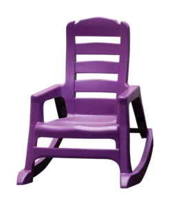 Adams® Adams Lil' Easy Bright Violet Polypropylene Frame Kid's Rocking Chair