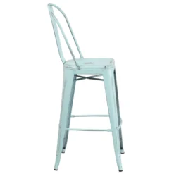 Flash Furniture 1 Pk Blue Metal Contemporary Bar Stool -Patio Paradise Shop 9e5c2eb2 51f4 4a76 9778 df2af427d210