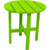 Ivy Terrace Classics Green Round PolyWood Contemporary Side Table