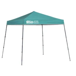 Quik Shade Solo Steel Polyester Peak Pop-Up Canopy 7.2 Ft. H X 9 Ft. W X 9 Ft. L