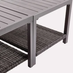 Living Accents Davenport Brown Aluminum Frame Conversation Chair Set Blue 8 Living Accents Davenport Brown Aluminum Frame Conversation Chair Set Blue -Patio Paradise Shop a6a1b693 f563 43f4 b022 33edccc63309